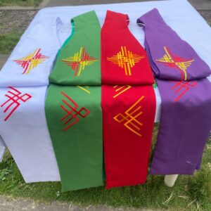 Chasuble, aube et étole